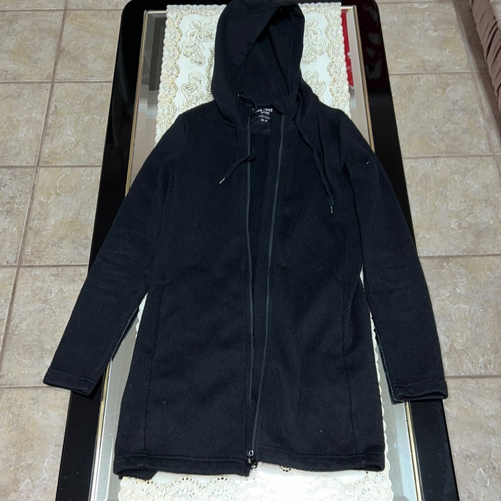 Joe Fresh black knit jacket